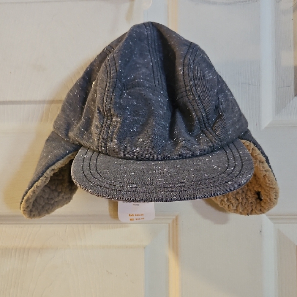 GYMBOREE YOUTH TRAPPER HAT: GRAY: NEW WITH TAGS: SIZE M